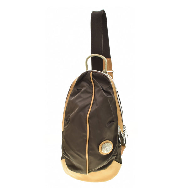 Orobianco LIMONTAナイロン×レザー ボディバッグ