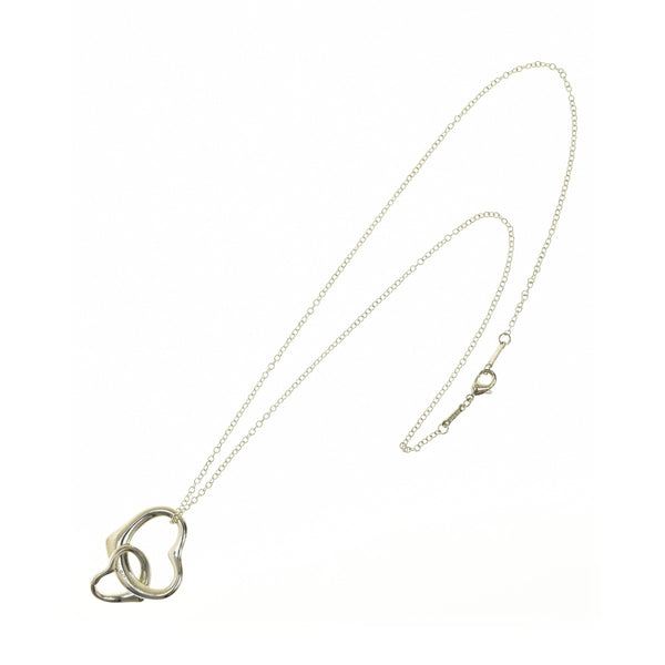 TIFFANY&Co. SV925 エルサ・ペレッティ ダブル オープンハート