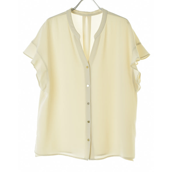 UNITED ARROWS Green Label Relaxing 3516-699-0714 スキッパーフレアスリーブブラウス
