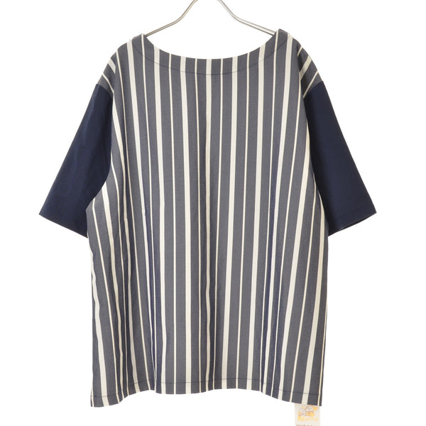 revertical RV7630 ストライプ 接触冷感 配色 ダブルフェイス Tシャツ