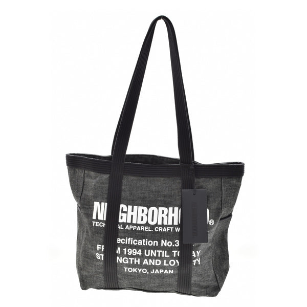 NEIGHBORHOOD 25AW 252TQNH-CG03 DENIM TOTE BAG-M