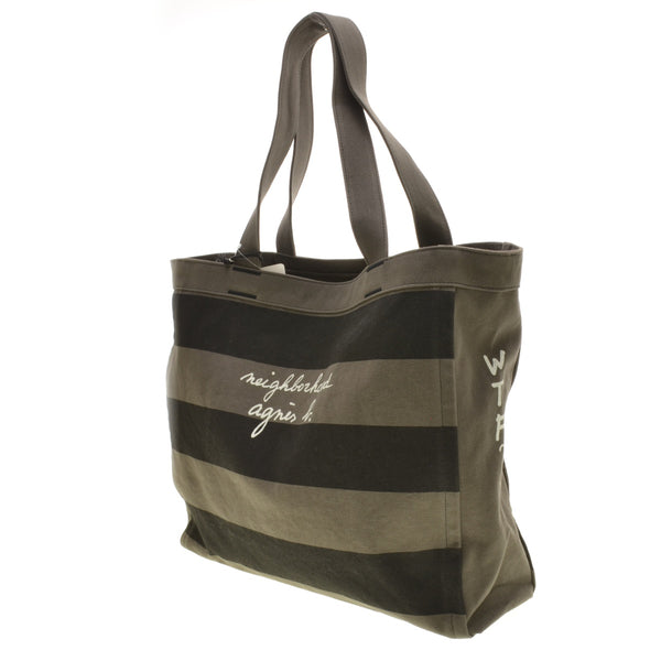 NEIGHBORHOOD 25AW 2527270N-CG01S NH X AGNES B. BORDER TOTE BAG