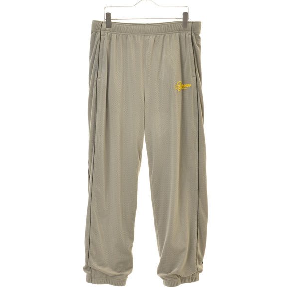 SUPREME 26SS Velour Mesh Track Pant Silver