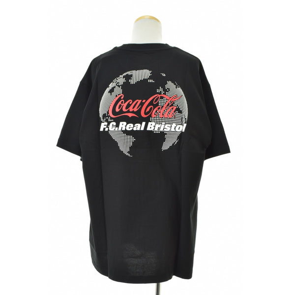 F.C.R.B. / F.C.Real Bristol 26SS FCRB-260159 Coca-Cola GLOBE LOGO EMBLEM POCKET TEE