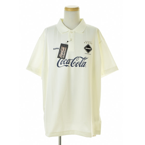 F.C.R.B. / F.C.Real Bristol 26SS FCRB-260153 Coca-Cola WEAVE STRIPE S/S POLO