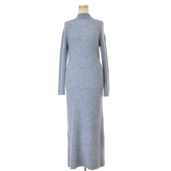 maje MFPRO02726 High collar mohair dress ニットマキシ