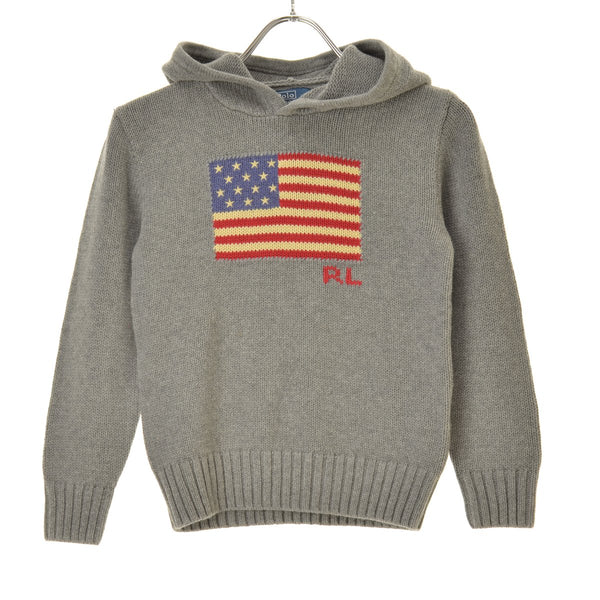 POLO RALPH LAUREN フード付 星条旗 コットン