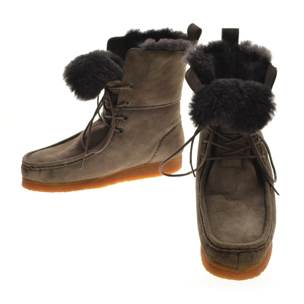CLARKS WALLABEE STORM ボア ムートン