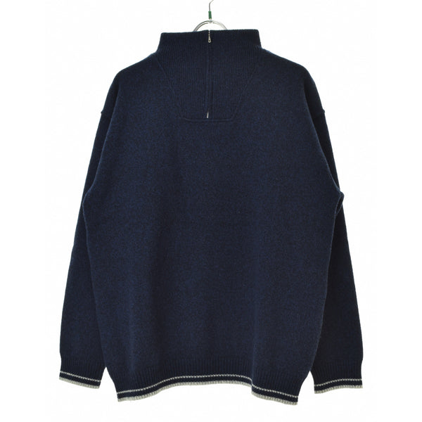 HELLY HANSEN 90s~ HRK4656 ウール混 ハーフジップ