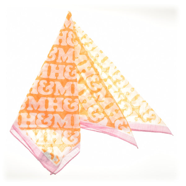 H&M ロゴ総柄 コットン