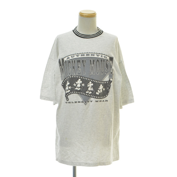 DISNEY VINTAGE 90s USA製 ボーダーネック MICKY MOUSE