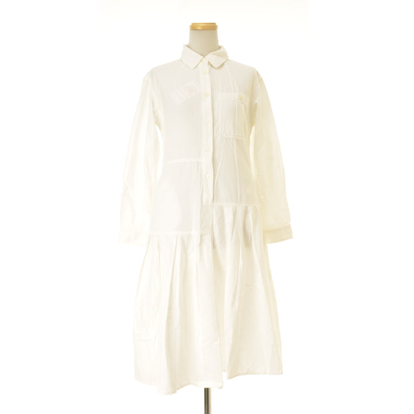 UNIQLO プリーツ切替シャツ