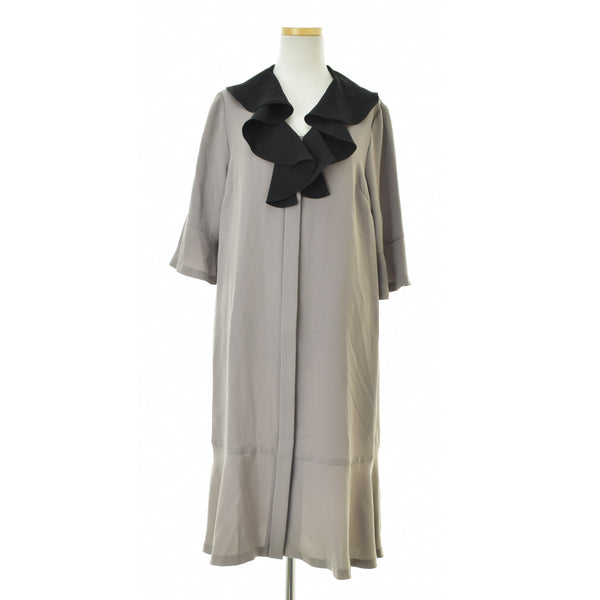 GRACE CLASS 0223235112 ラッフルバイカラーミニドレス