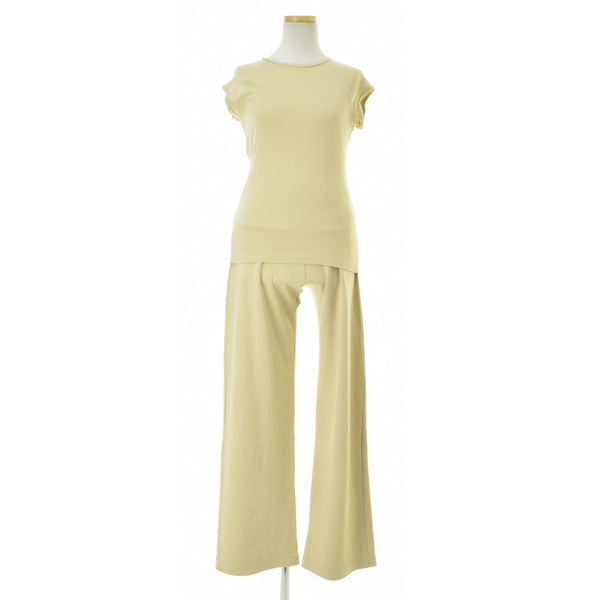 ZARA 4174/171/710 ウォッシュド インターロック トラウザー + フレンチスリーブTシャツ