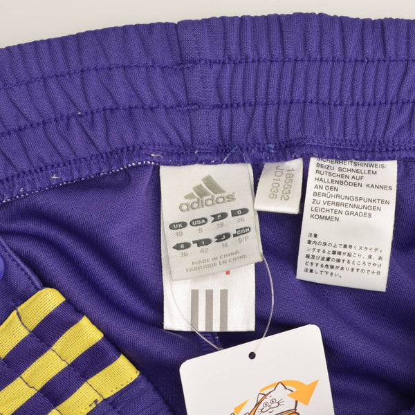 ADIDAS サイドボタン トラックパンツ タグ