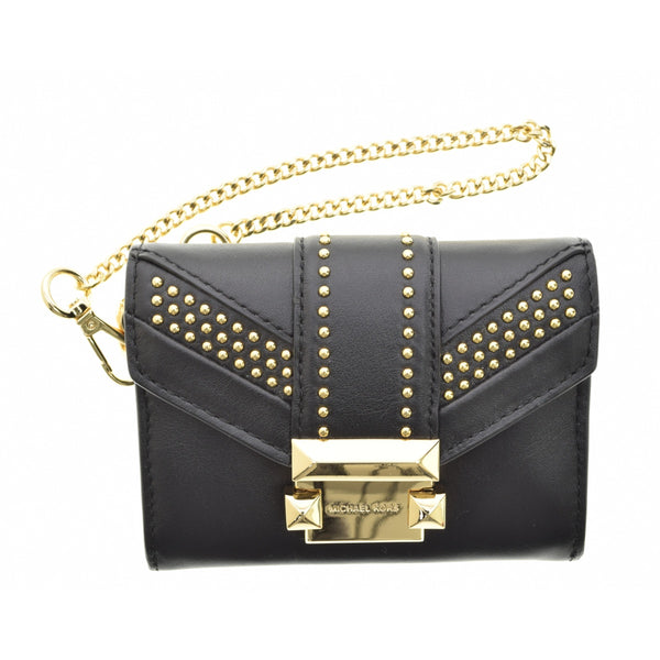 MICHAEL KORS スタッズ レザー コンパクト