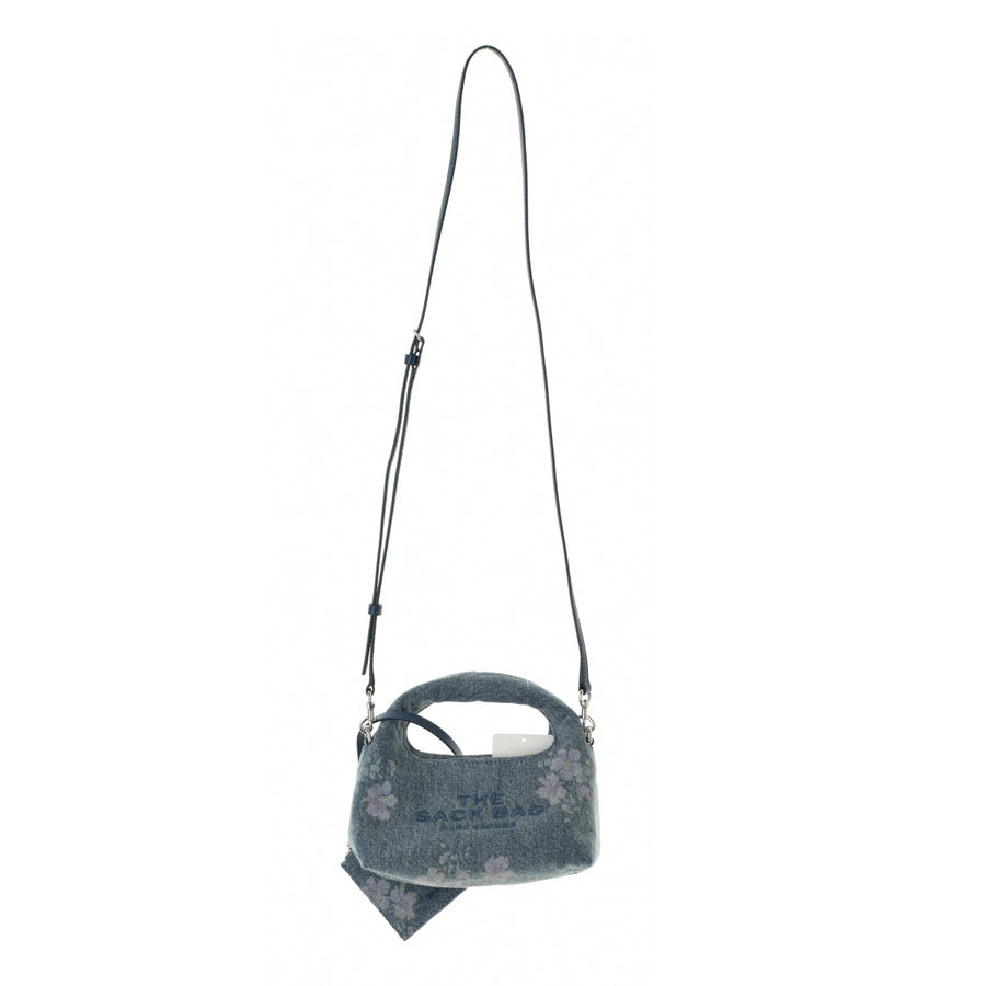 MARC JACOBS 26AW 2F6SMN022S02 2WAY マイクロクロスボディサックバッグインアンティークフローラルデニム