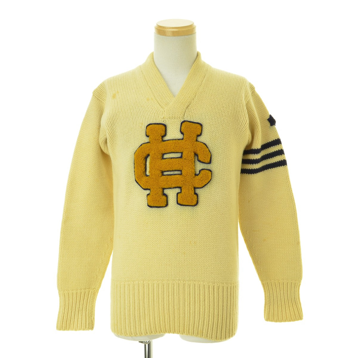 CHAMPION KNITWEAR MILLS 30s レタードVネック