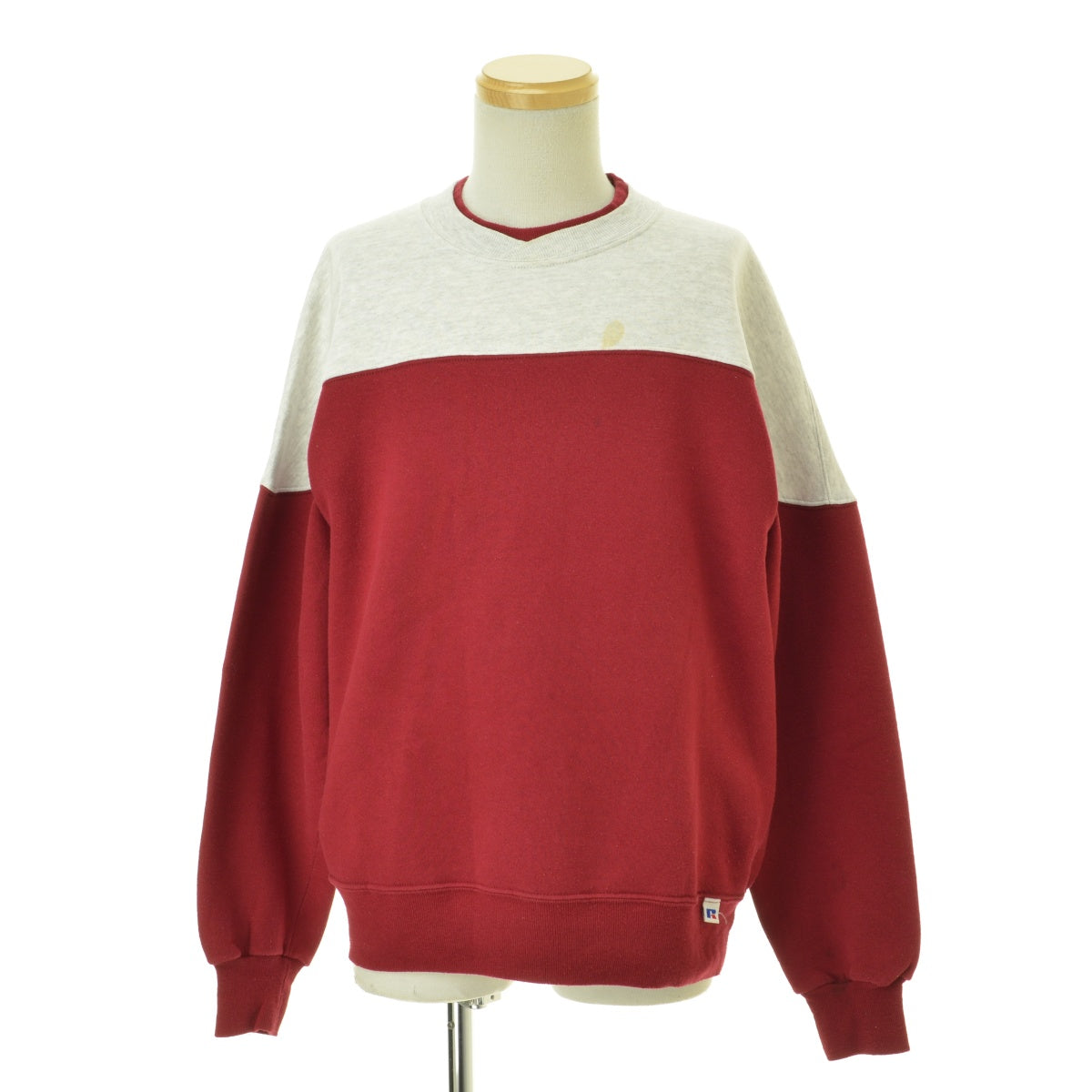 RUSSELL ATHLETIC 90s 2トーン クロスオーバーネックレイヤード