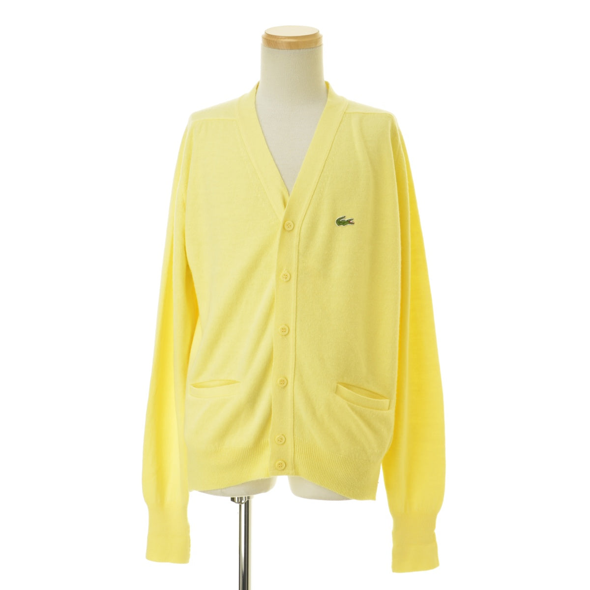 IZOD LACOSTE 70s 糸巻きタグ ポケット付 アクリルニット