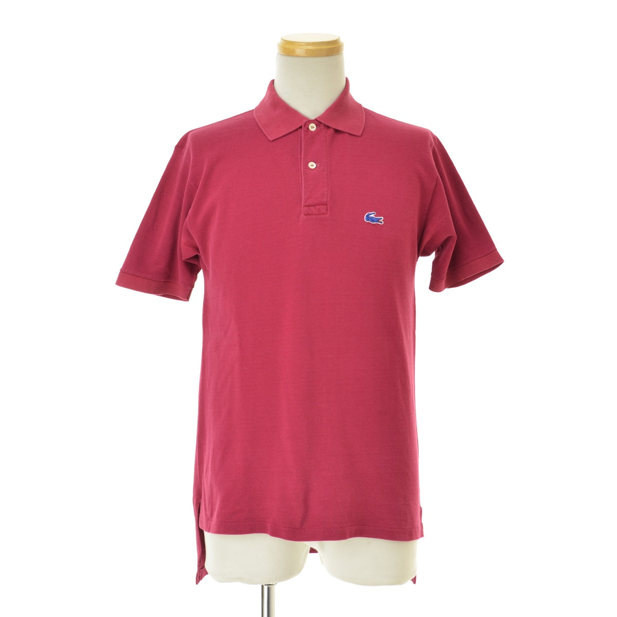 LACOSTE 70s CHEMISE デカ青ワニタグ 鹿の子