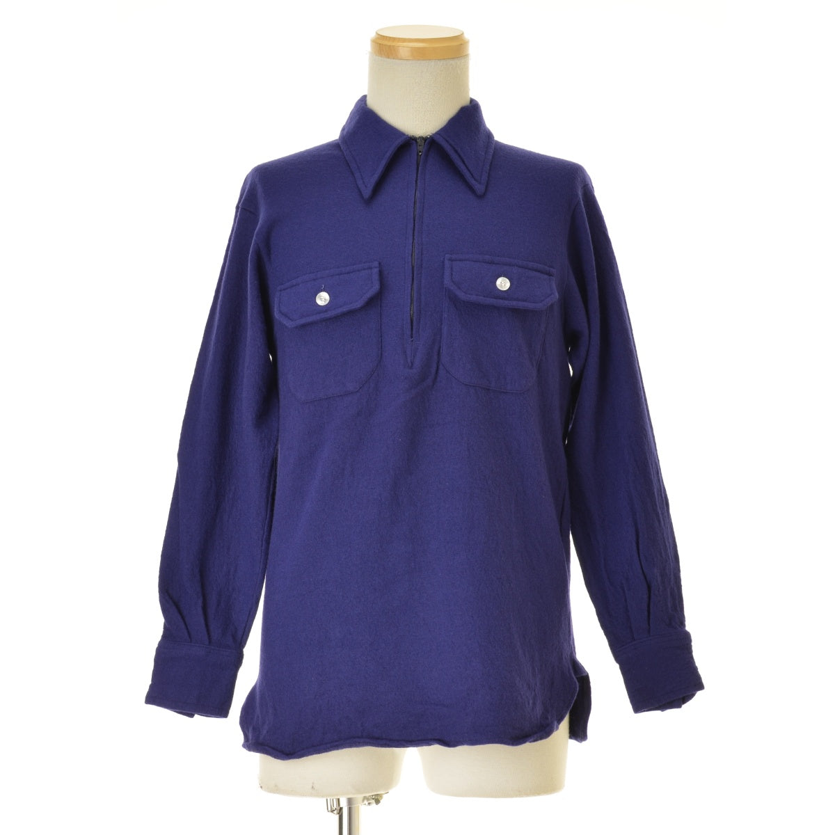 THE SPINNAKER SHIRT 70s ハーフジップウール