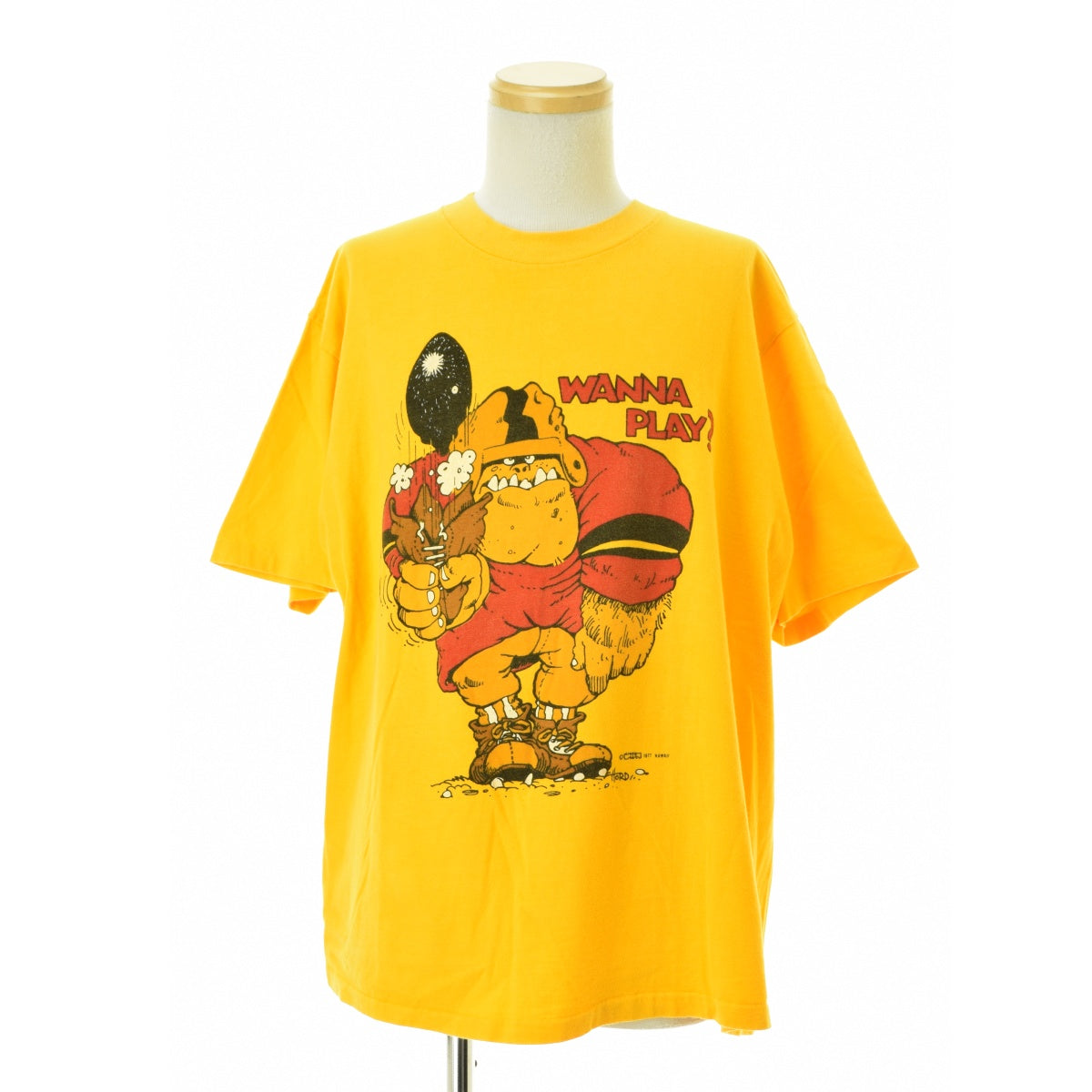 CRAZY SHIRTS 70s USA製フットボールプリント