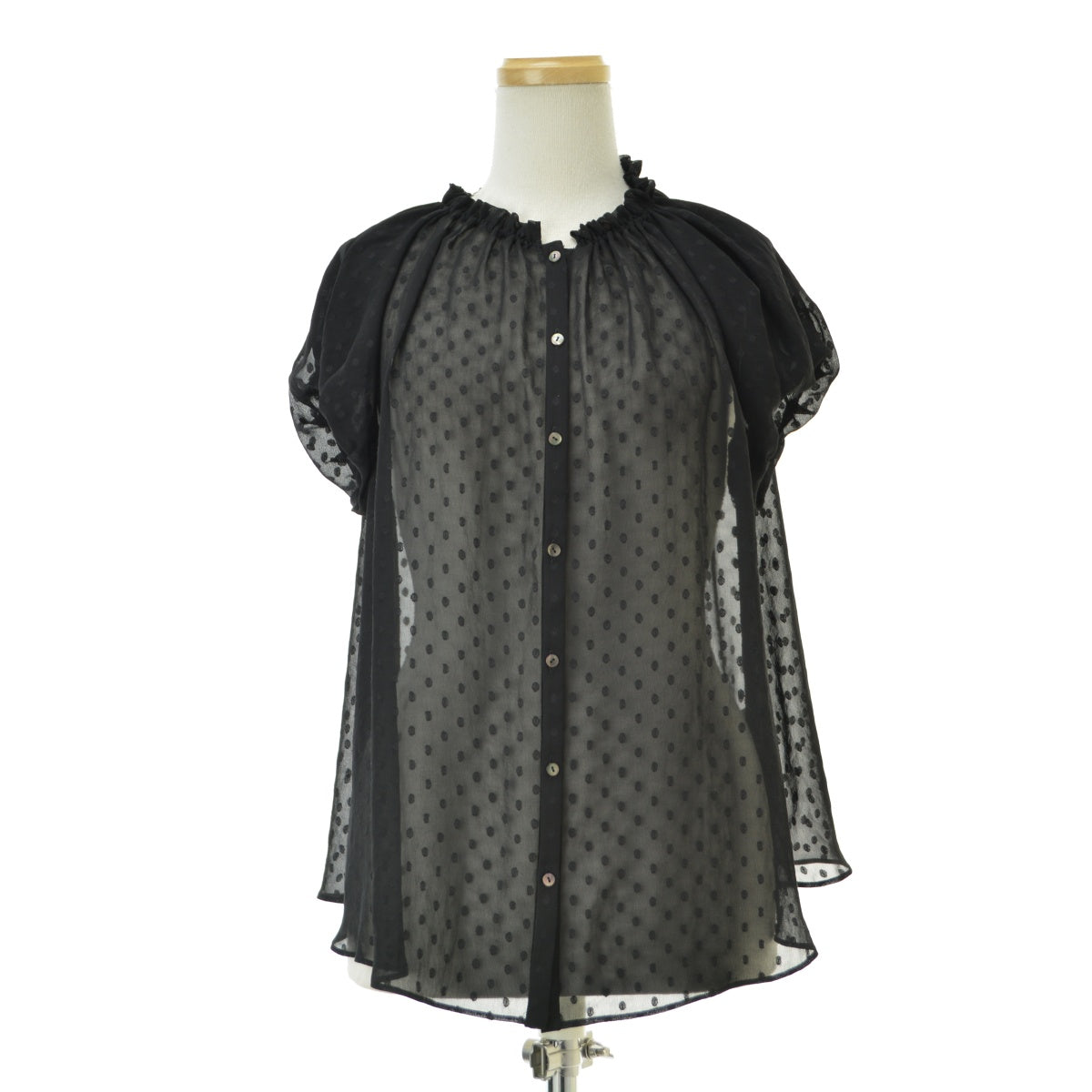 Merceria Dressterior 414-84407 ドットシフォン