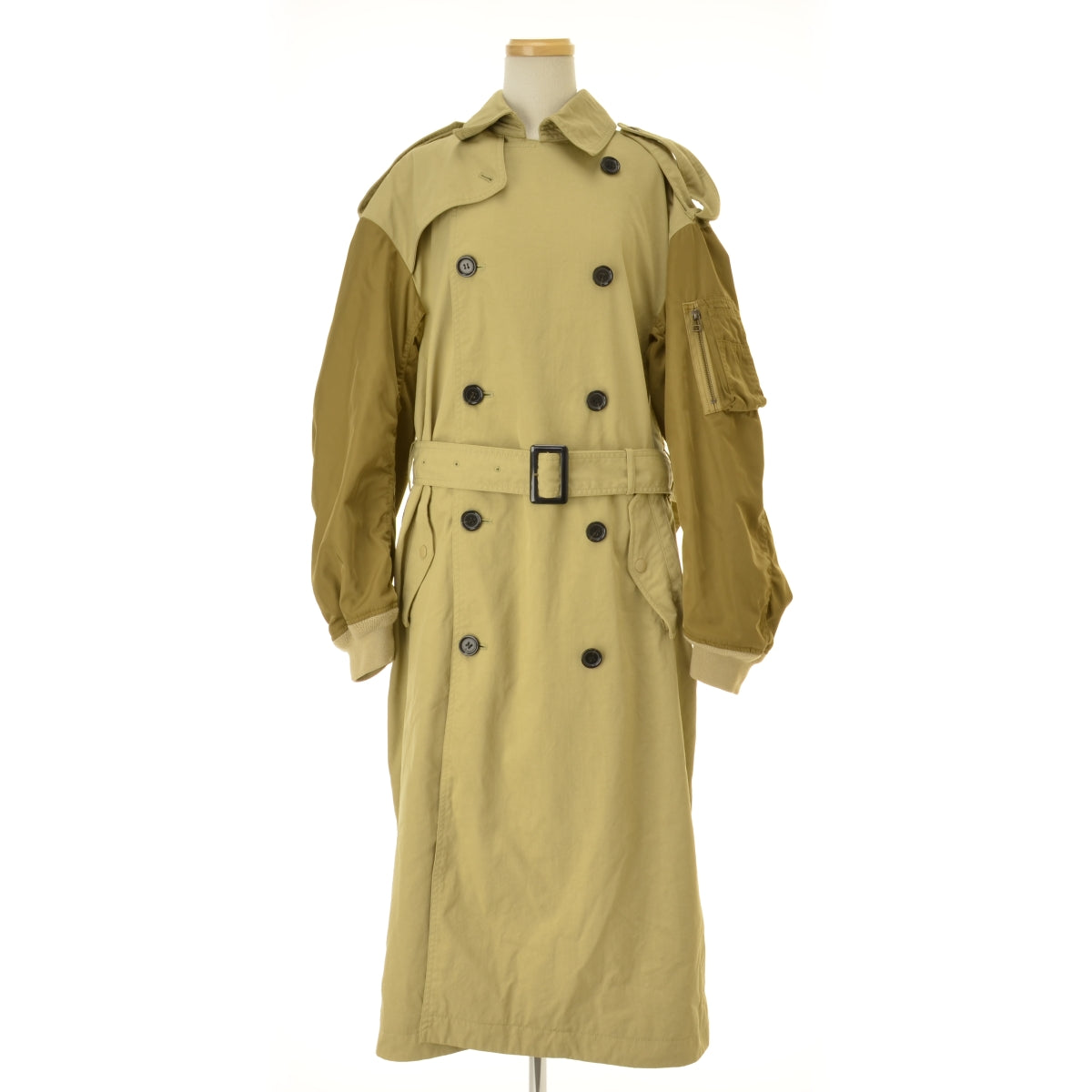 MOUSSY 010BSH30-0270 MA-1 SLEEVE LONG COAT