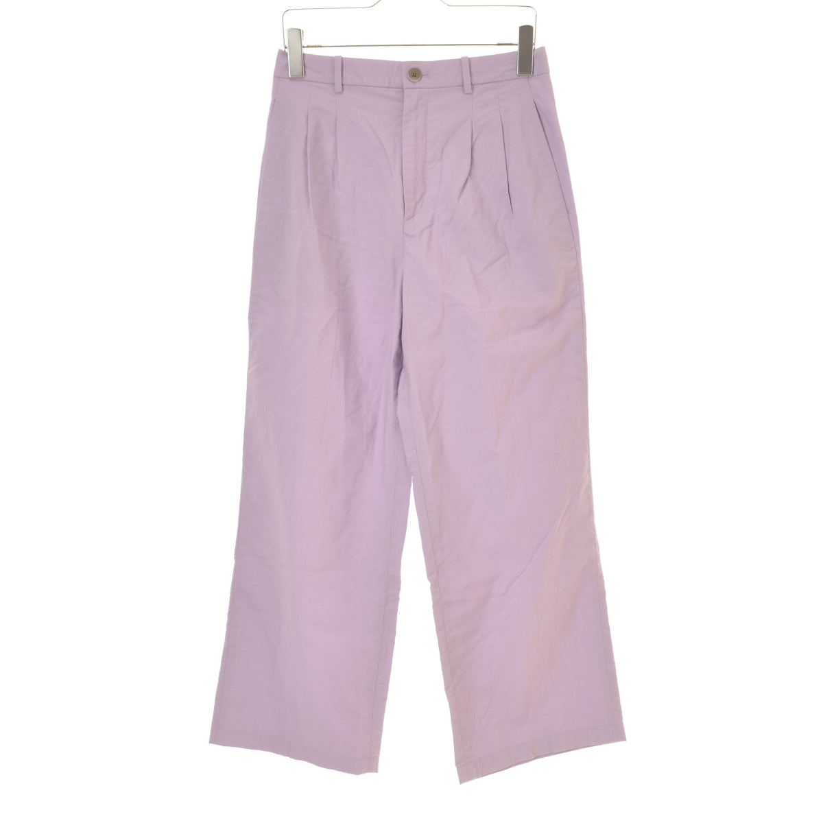 UNIQLO リネンブレンドタックワイド