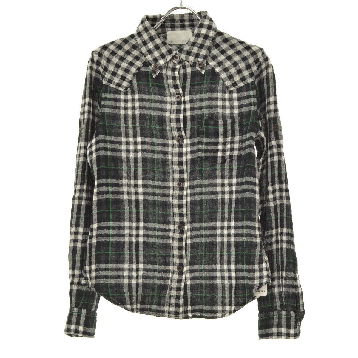 ARIAFRESCA 581-83015 チェックコットンガーゼ