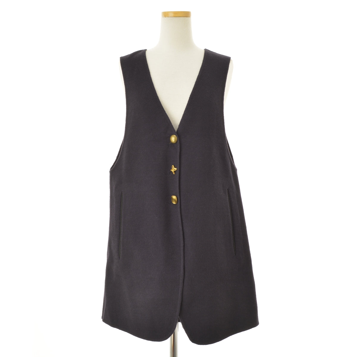 DES PRES 23AW 22073407101 ライトダブルフェイスシャギー ジレ