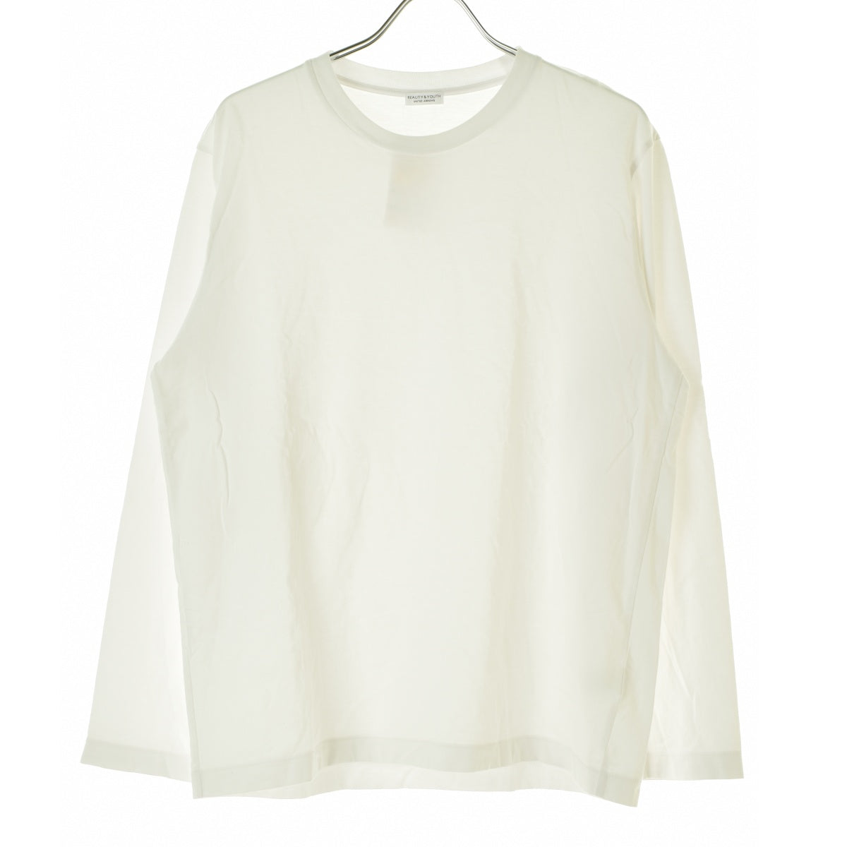 UNITED ARROWS BEAUTY & YOUTH 1212-105-6896 ハイゲージコットン クルーネック