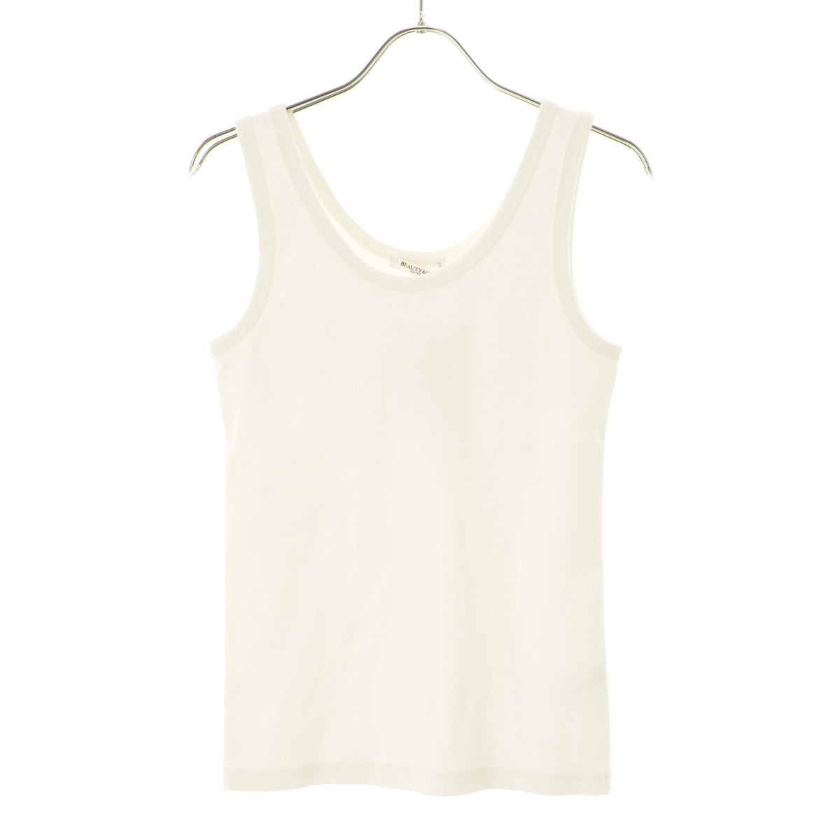 UNITED ARROWS BEAUTY & YOUTH 1617-226-5867 コットンブレンド テレコ タンクトップ