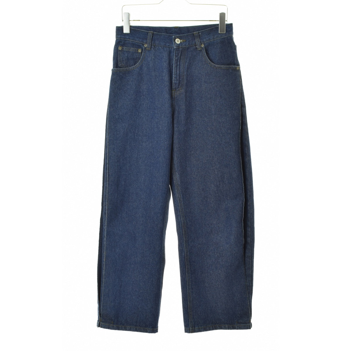 YENN Y244-31112 SIDE PLEATED DENIM PANTS