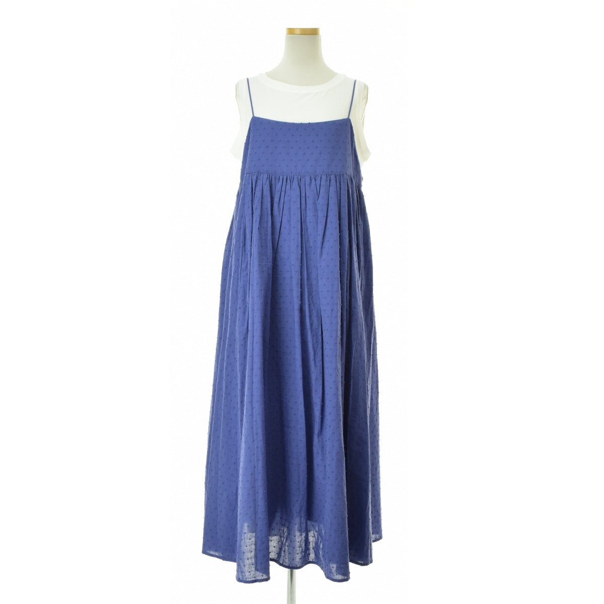 SLOBE IENA 25SS 25040912303120 エアリーギャザーロングキャミワンピースセット