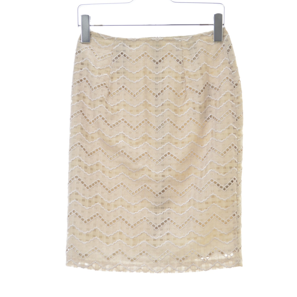 NATURAL BEAUTY BASIC エンブロイダリーレーススカート
