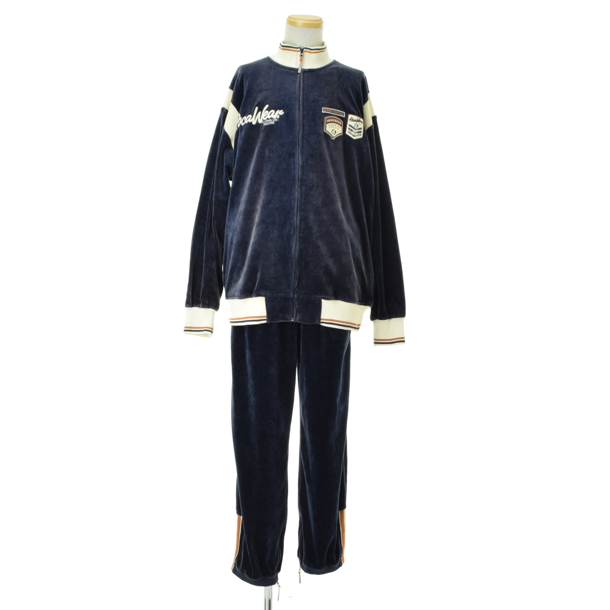 Rocawear 00s ワッペン付き ベロア ジャージ