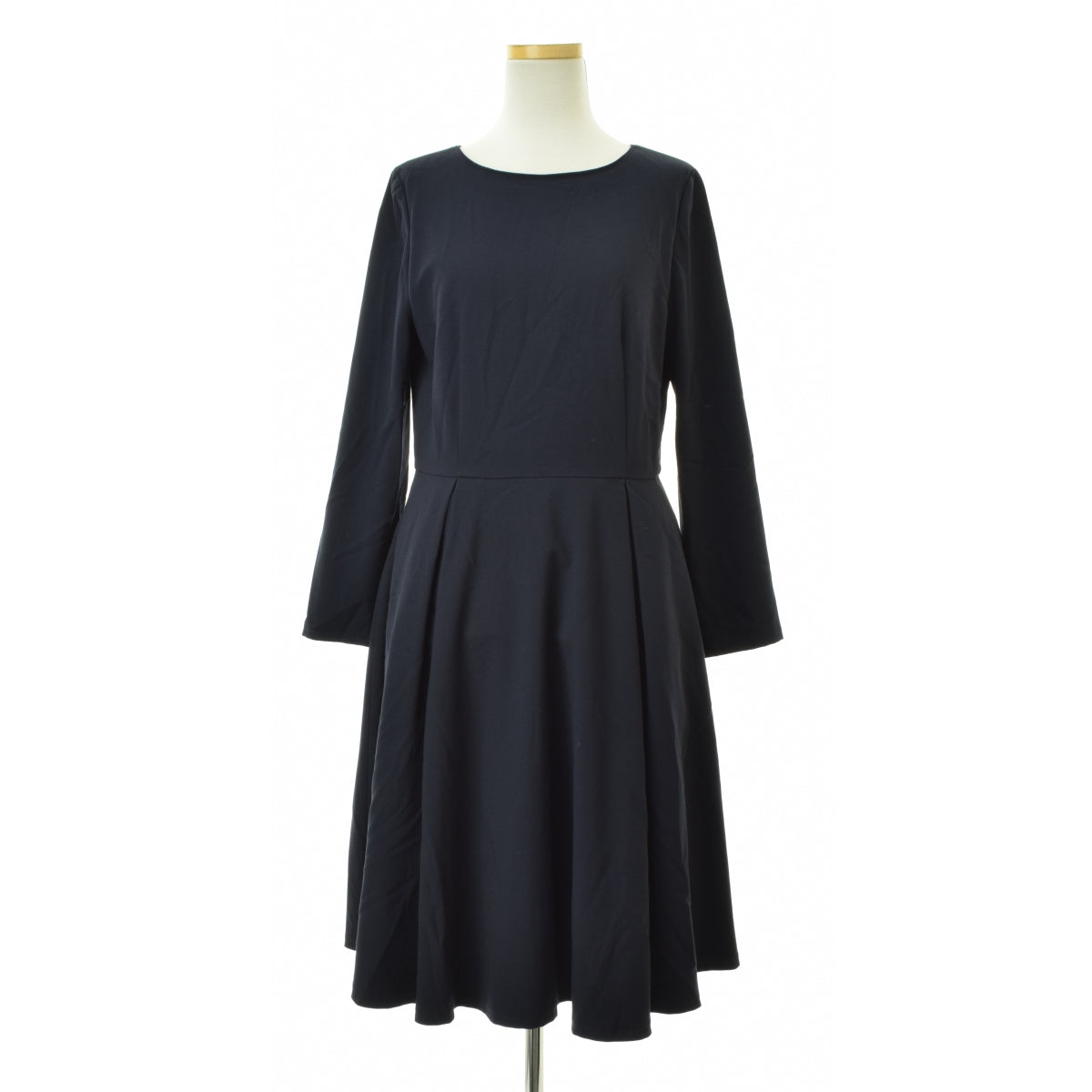 NATURAL BEAUTY BASIC ジョーゼットワンピース ロング