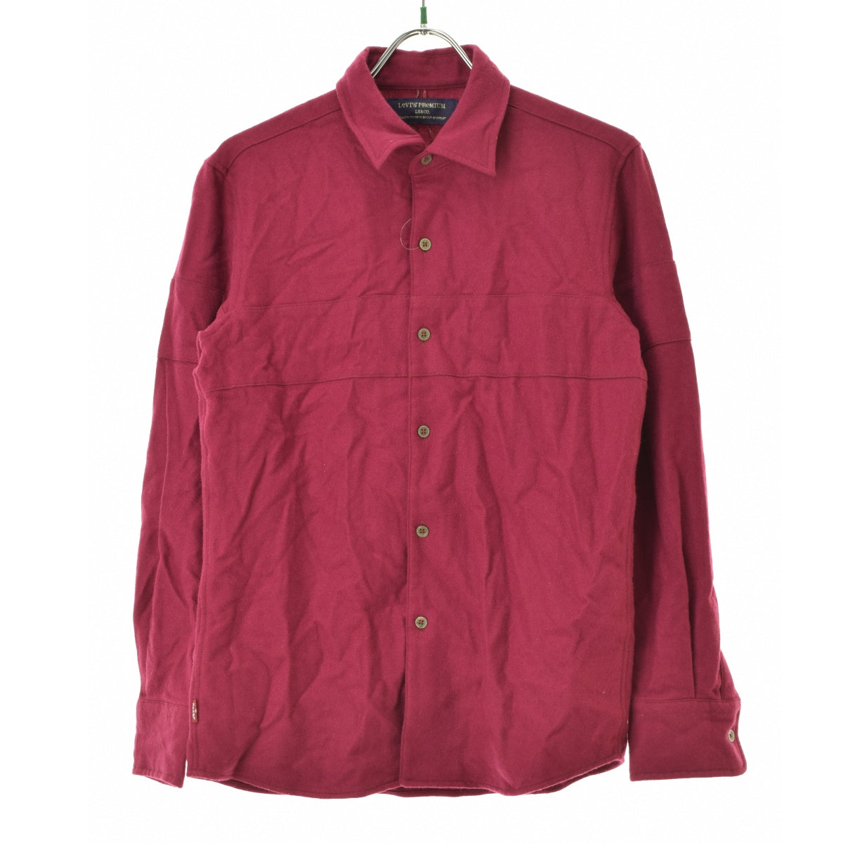 LeVIS PReMIUM フランネルウールブレンドシャツ