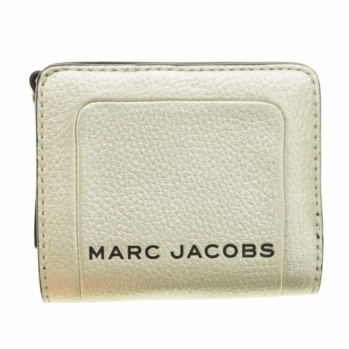 MARC JACOBS M0016186 THE TEXTURED BOX MINI COMPACT WALLET 二つ折り レザー