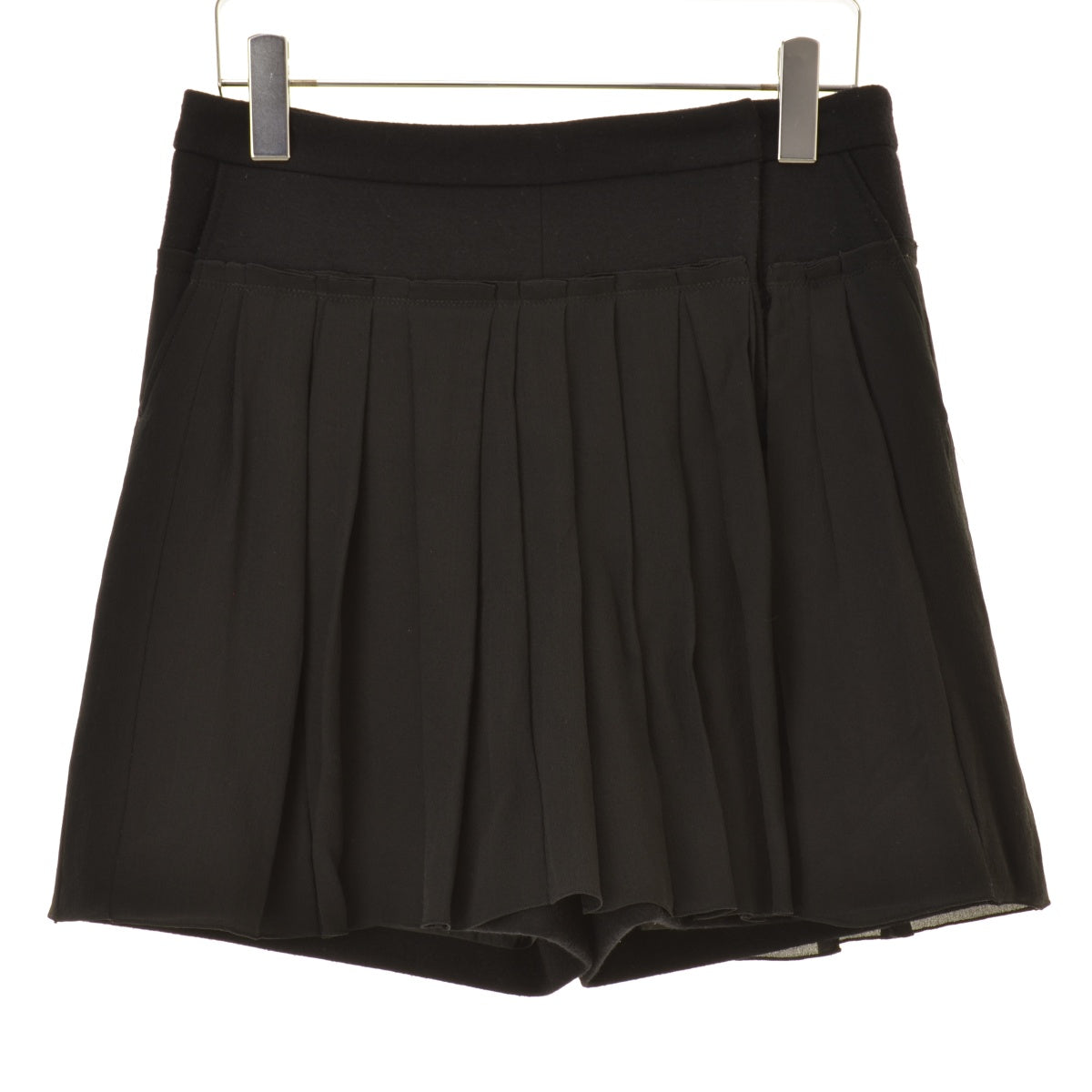 SONIA BY SONIA RYKIEL シルクプリーツスカート ウール