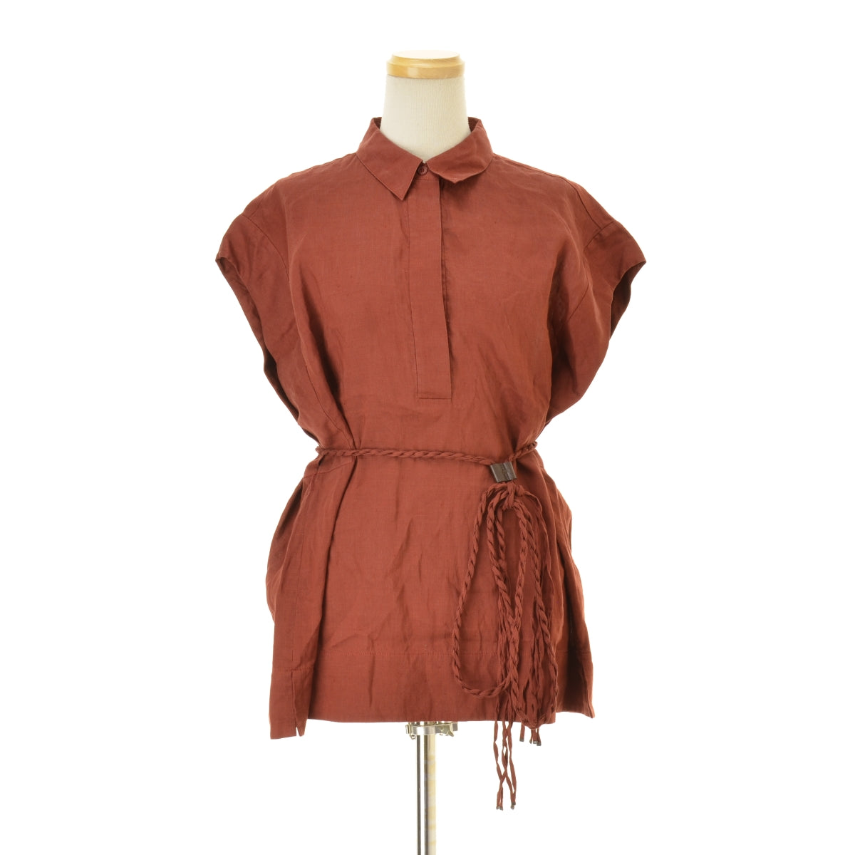 DES PRES 25SS 22015101306 レーヨンシルククロス ボクシーブラウス