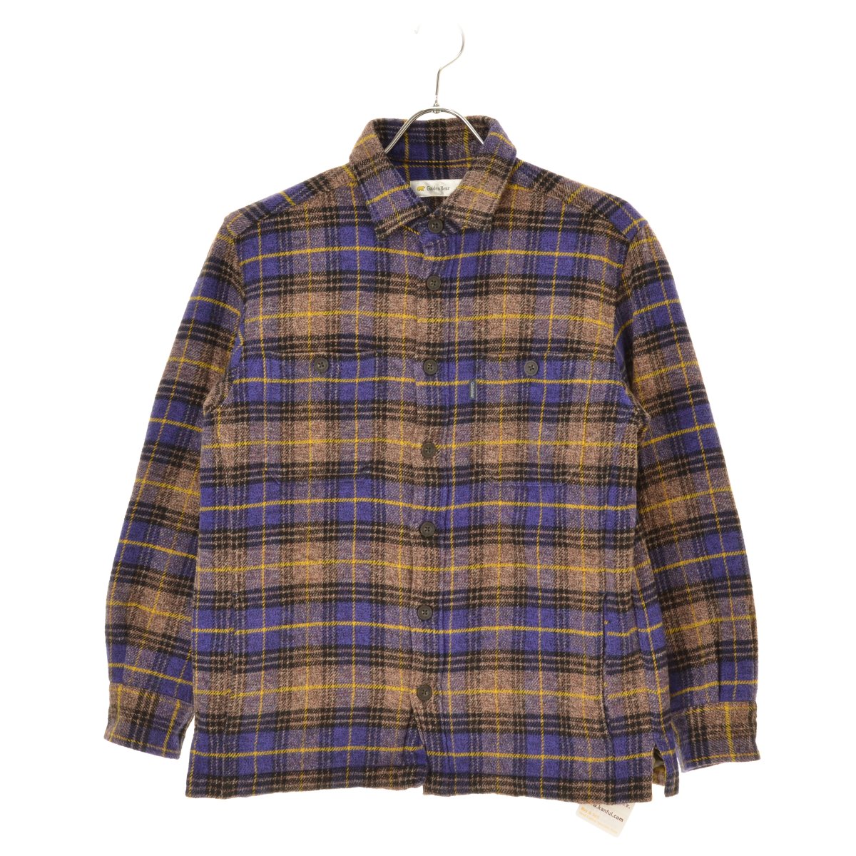 GOLDEN BEAR インナーキルト 中綿 チェックシャツジャケット