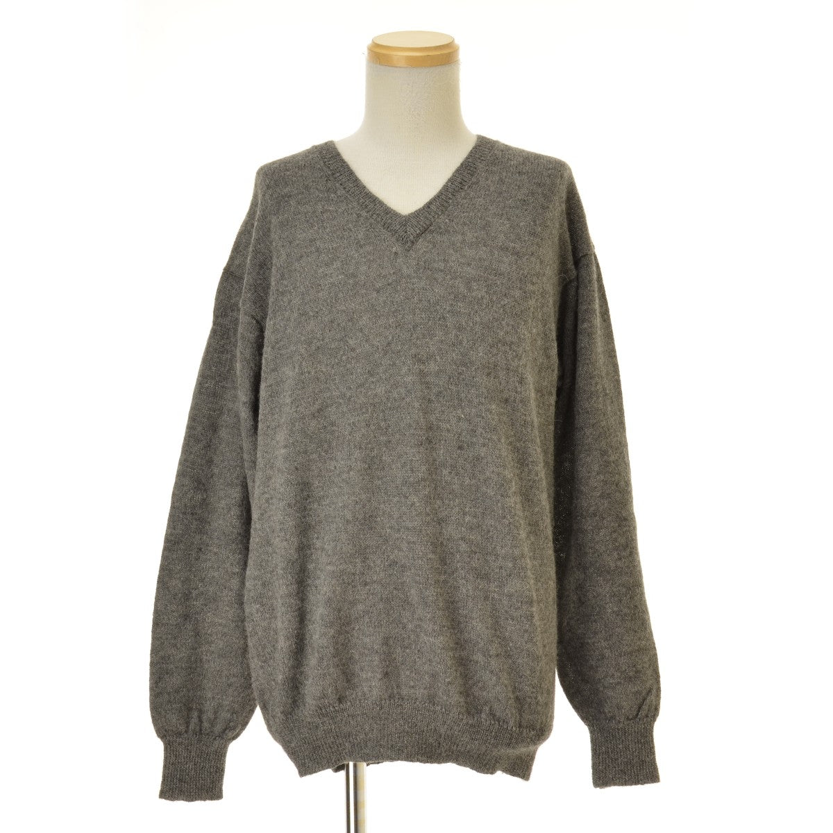 Y'S FOR MEN 80s 初期タグ MC-K02-100 アルパカ100%、 Vネック