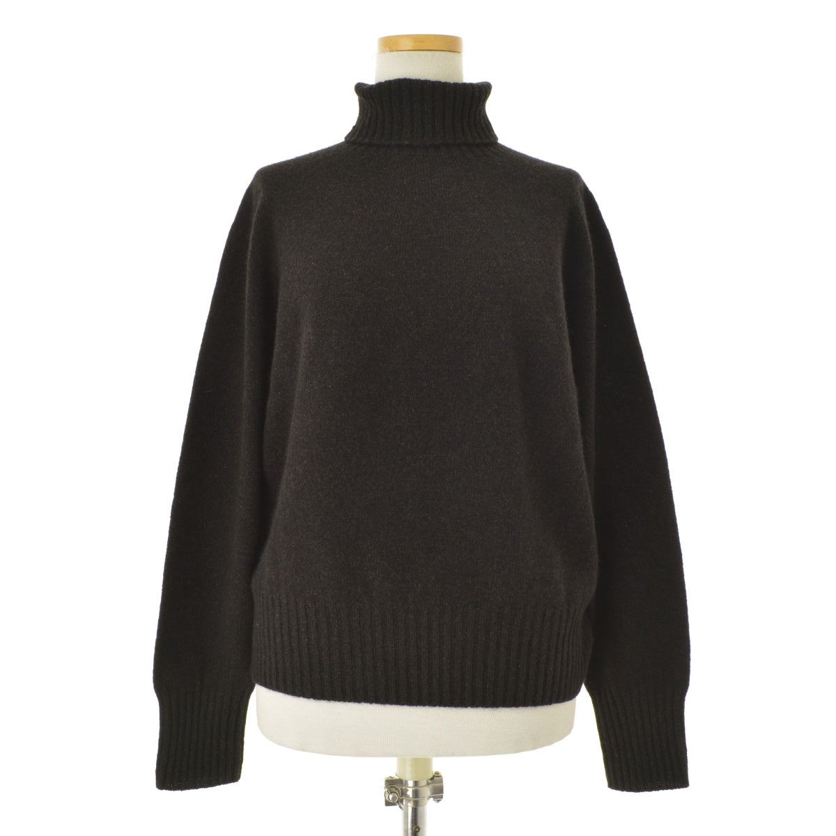 MARGARET HOWELL 25AW 5785263207 TWISTED CASHMERE WOOL KNITWEAR タートルネック