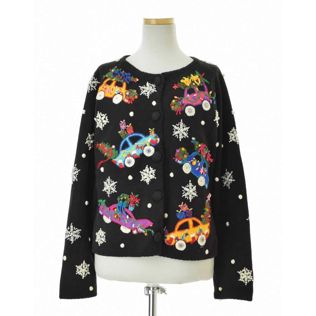 michael simon 90s ビーズ刺繍 クリスマス ニット
