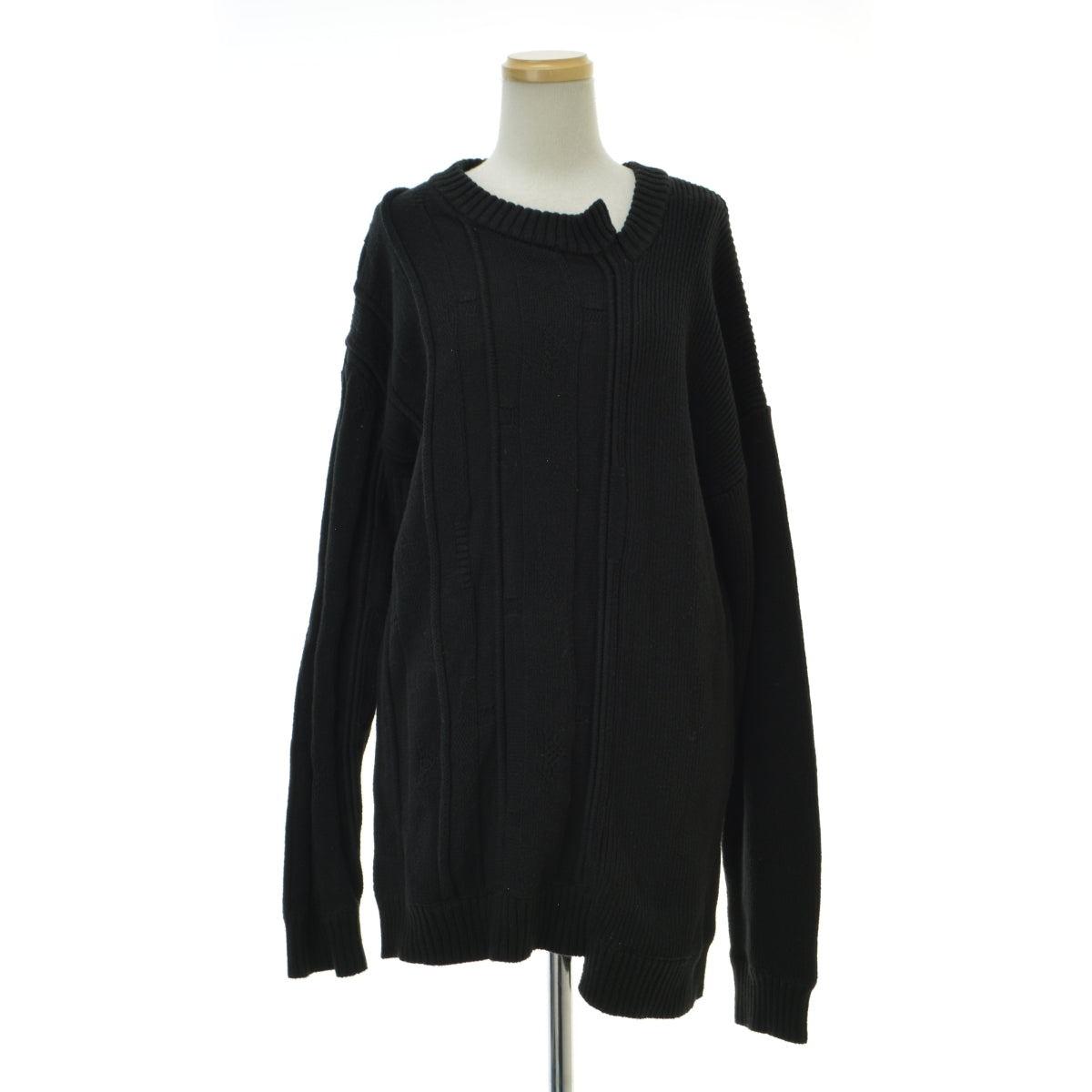 X-GIRL 105221015002 CONTRAST KNIT TOP