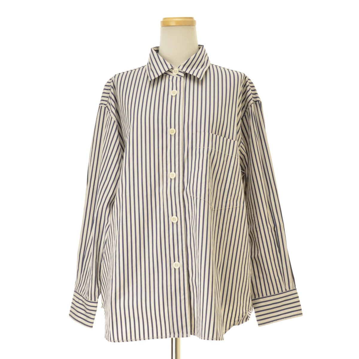 MARGARET HOWELL MHL 26SS 5956153204 VINTAGE COMPACT COTTON STRIPE SHIRT