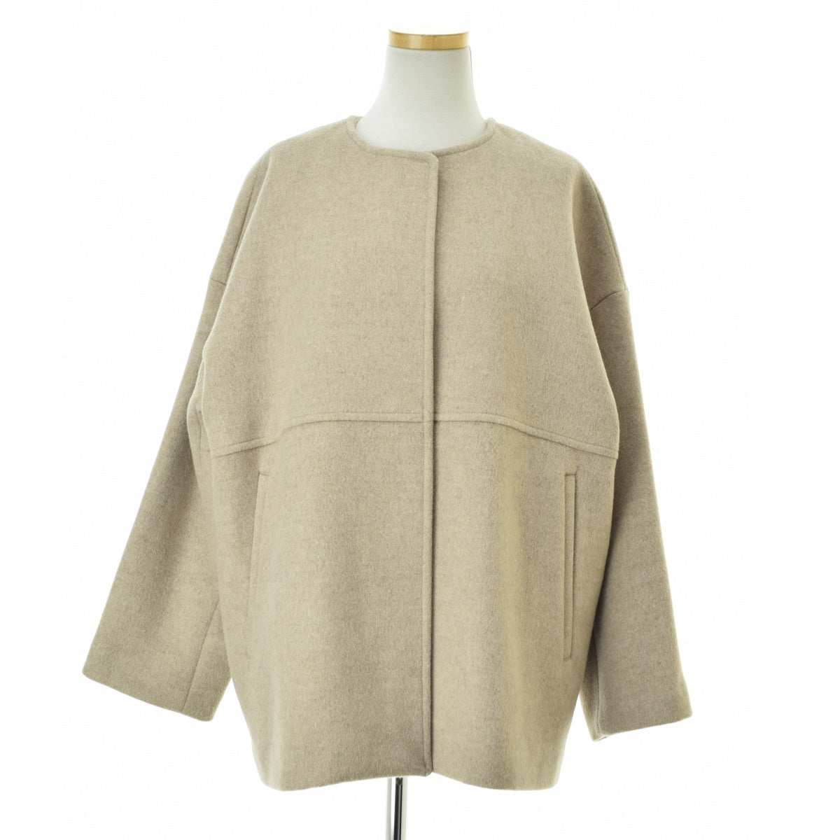 JOURNAL STANDARD 23020400909030 スーパー140ビーバーノーカラーショートコート